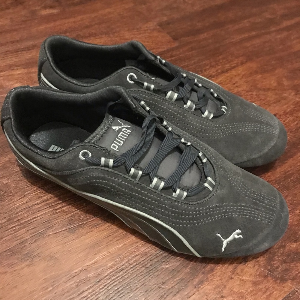 Gray Puma Running Sneakers